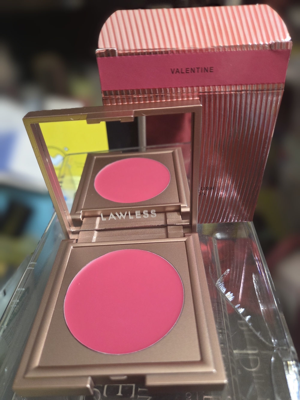Lawless Pinch My Cheeks Soft-Blur Cream Blush in Valentine, a Bright Watermelon